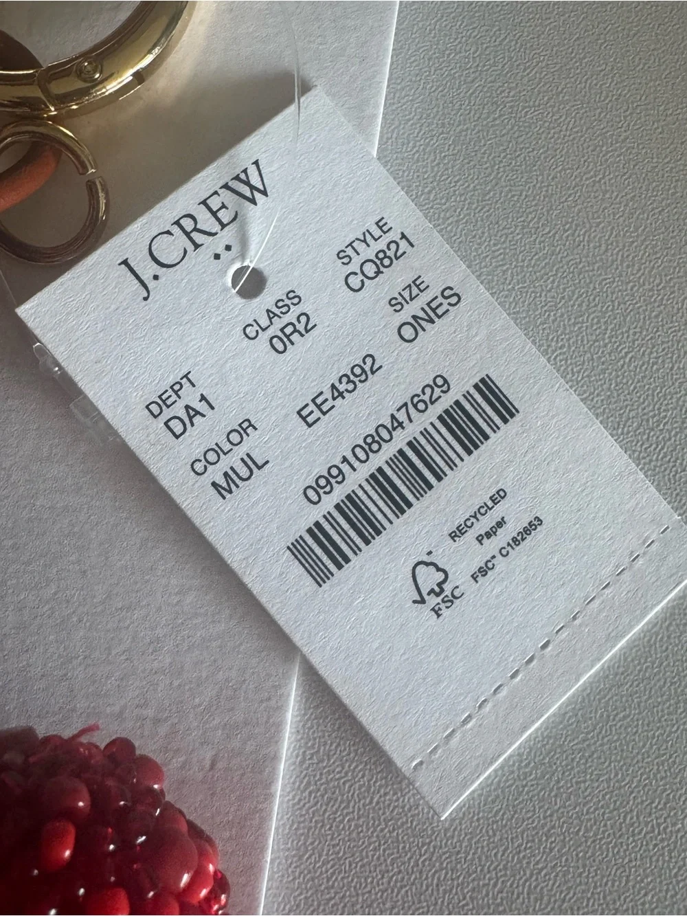 J. Crew crew red